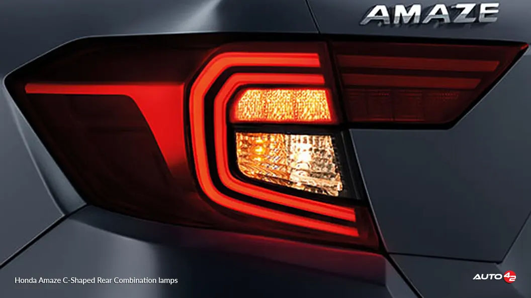 Honda Amaze C-Shaped Rear Combination lamps