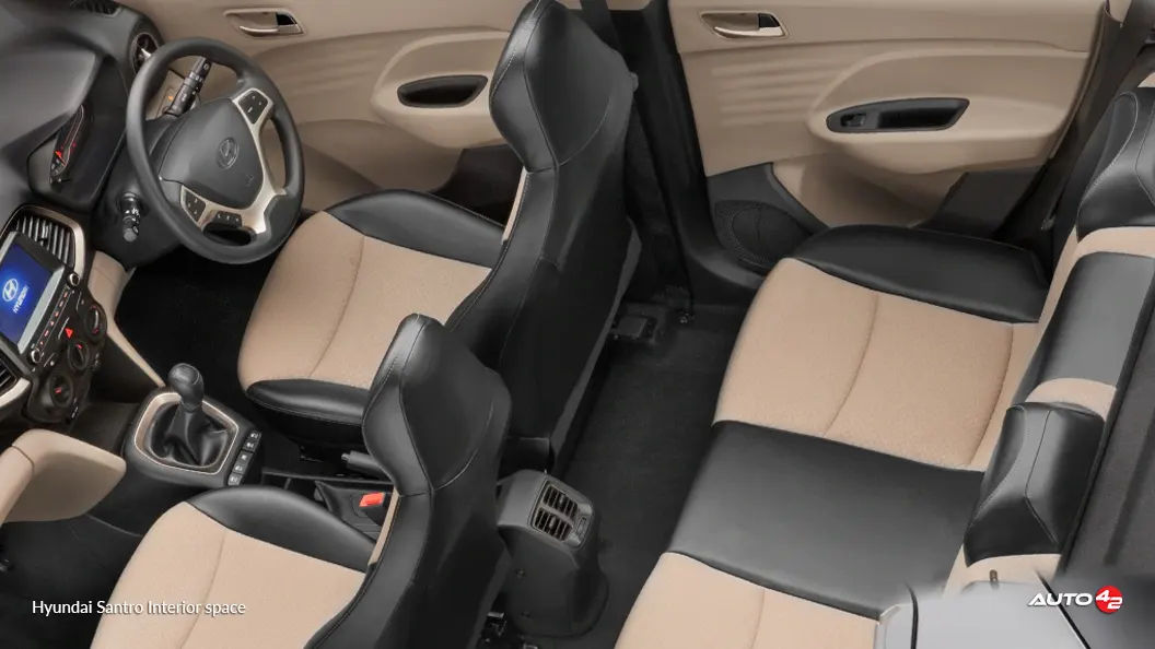 Hyundai Santro Interior space