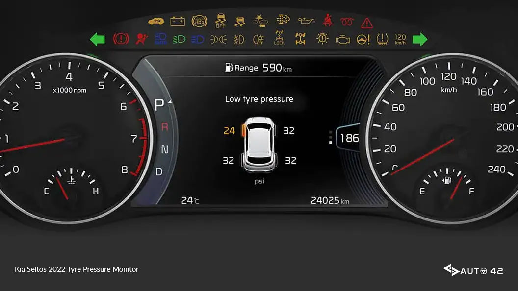 Kia Seltos 2022 Tyre Pressure Monitor