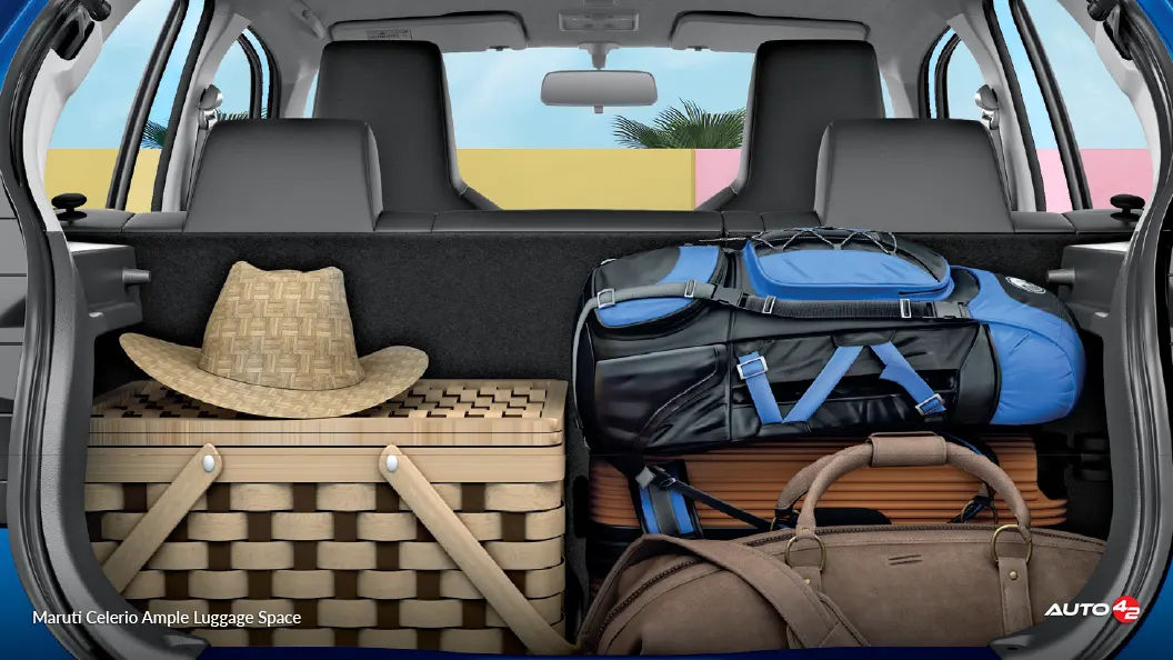 Maruti Celerio Ample Luggage Space