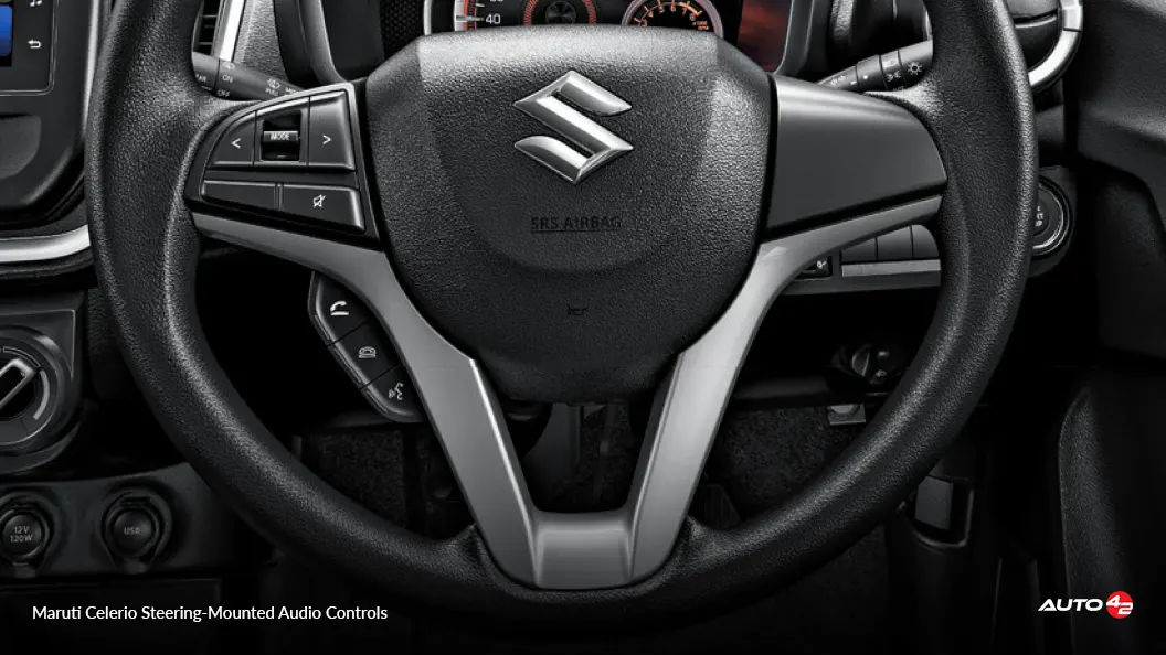 Maruti Celerio Steering-Mounted Audio Controls