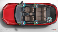 Tata Harrier JBL Speakers
