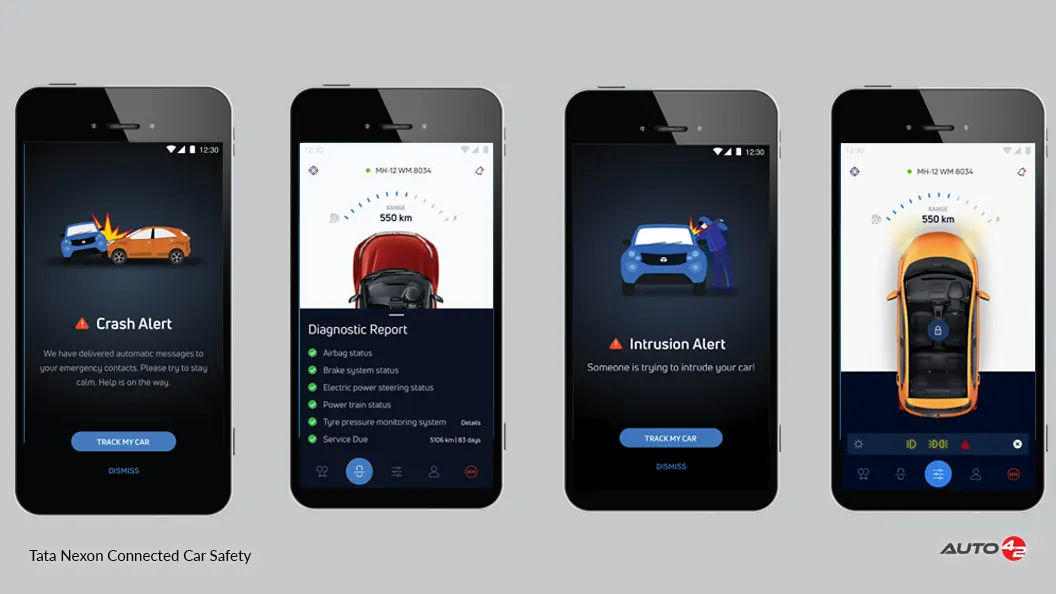 Tata Nexon Connected Car Safety
