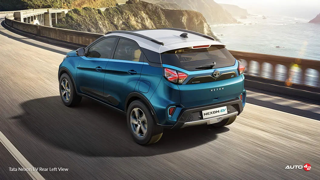 Tata Nexon EV Rear Left View