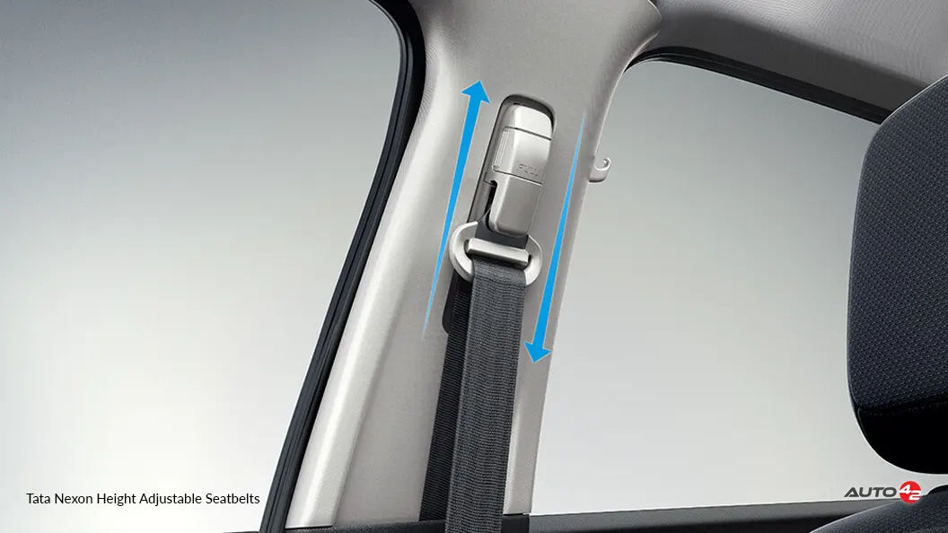 Tata Nexon Height Adjustable Seatbelts