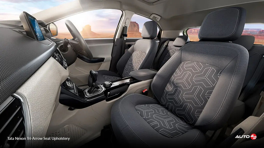 Tata Nexon Tri-Arrow Seat Upholstery