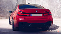 BMW M5 Rear View
