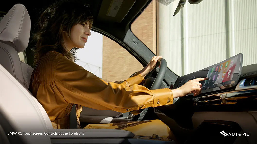 BMW X1 Touchscreen Controls at the Forefront