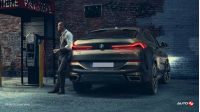 BMW X6 Rear View