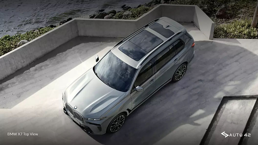 BMW X7 Top View