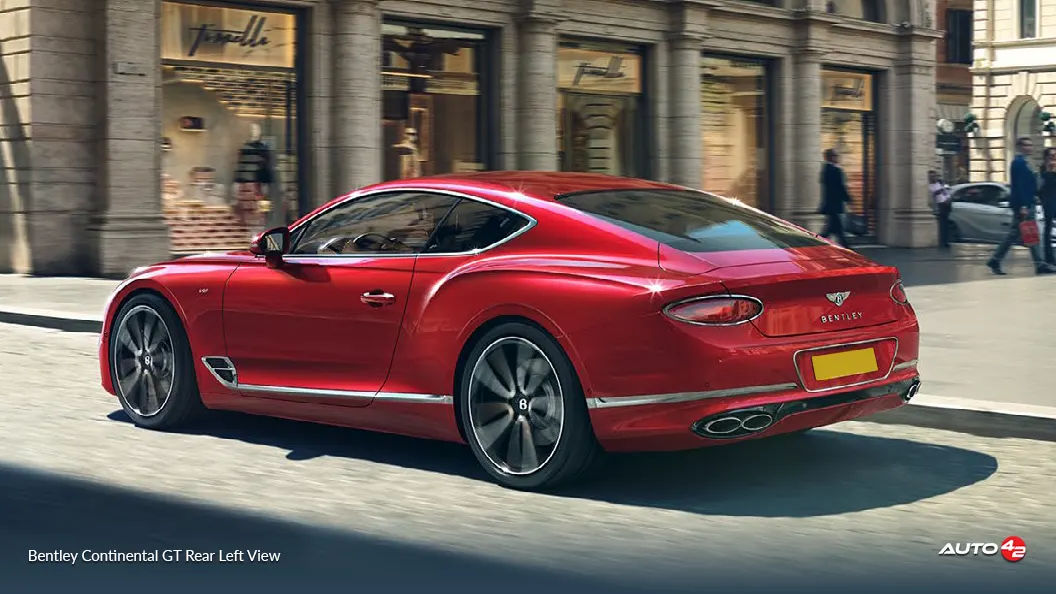 Bentley Continental GT Rear Left View