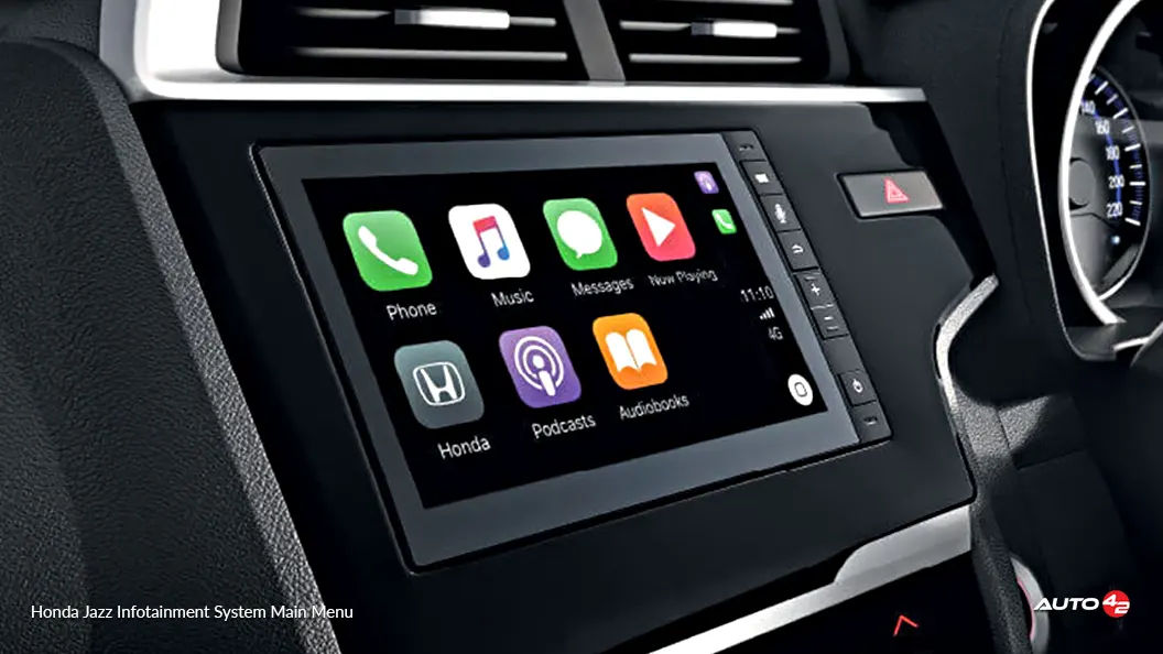 Honda Jazz Infotainment System Main Menu