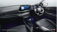 Hyundai i20 Soothing blue ambient lighting