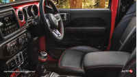 Jeep Wrangler Door view of Driver seat