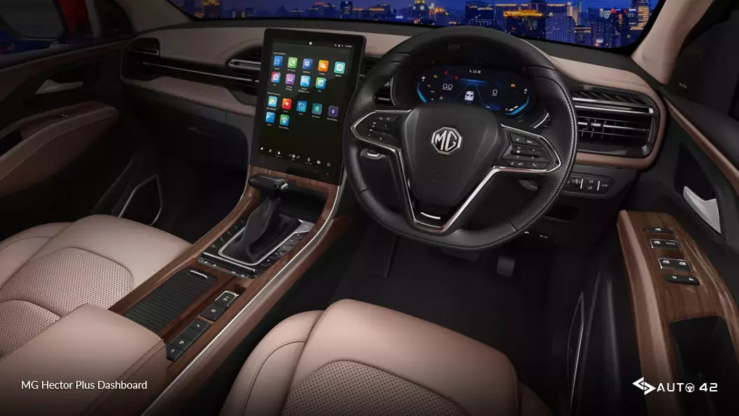 MG Hector Plus Dashboard