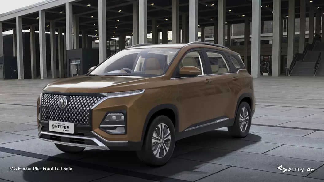 MG Hector Plus Front Left Side