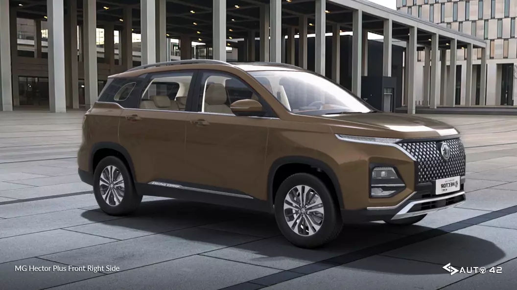 MG Hector Plus Front Right Side