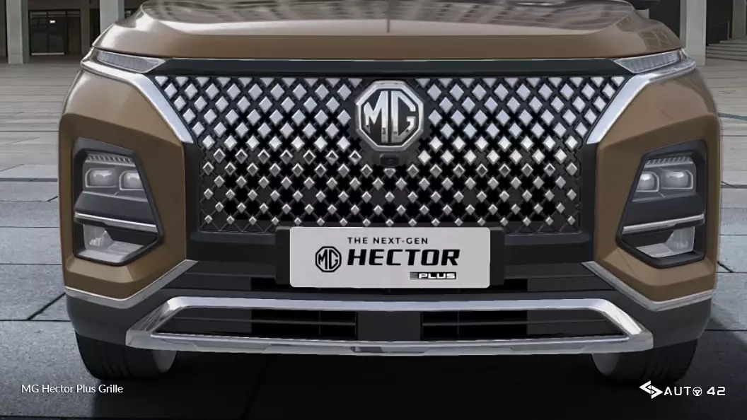 MG Hector Plus Grille