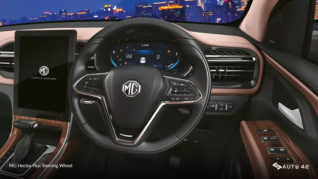 MG Hector Plus Steering Wheel