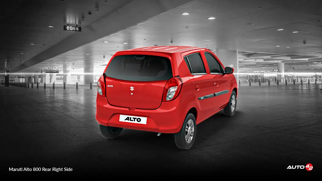 Maruti Alto 800 Rear Right Side