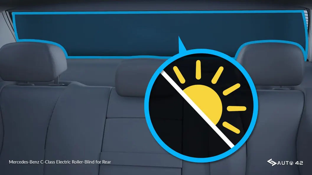 Mercedes-Benz C-Class Electric Roller-Blind for Rear