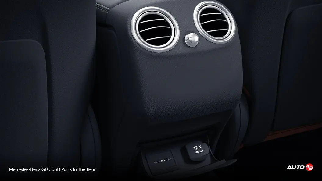 Mercedes-Benz GLC USB Ports In The Rear