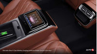 Mercedes-Benz S-Class Wireless Charging System for Mobile Devices in the Rear