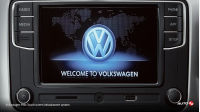 Volkswagen Polo Touch screen infotainment system