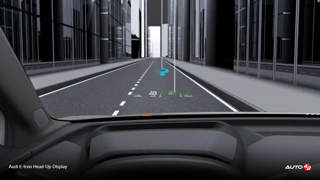 Audi E-tron Head-Up Display