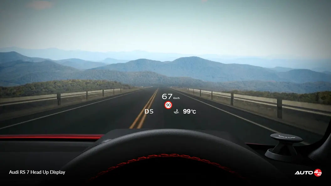 Audi RS 7 Head Up Display