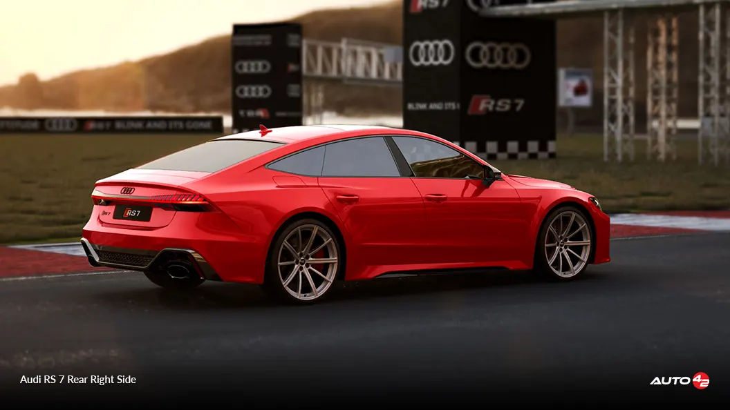 Audi RS 7 Rear Right Side