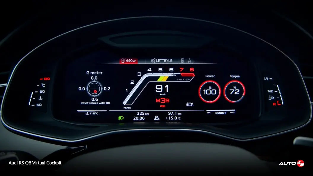 Audi RS Q8 Virtual Cockpit