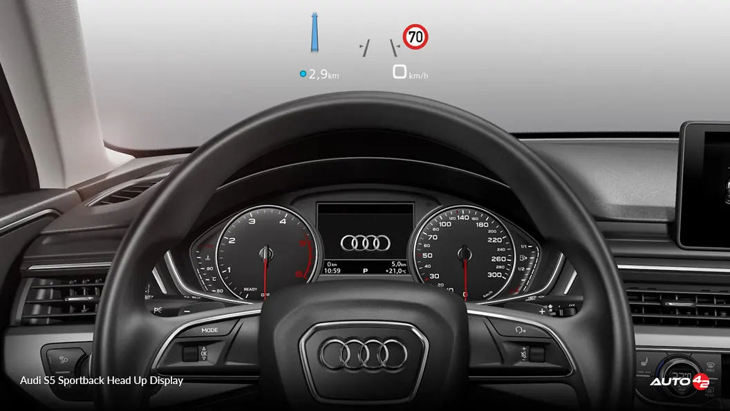 Audi S5 Sportback Head Up Display