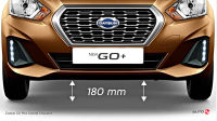 Datsun GO Plus Ground Clearance