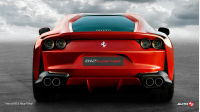 Ferrari 812 Rear View