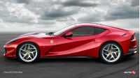 Ferrari 812 Side View