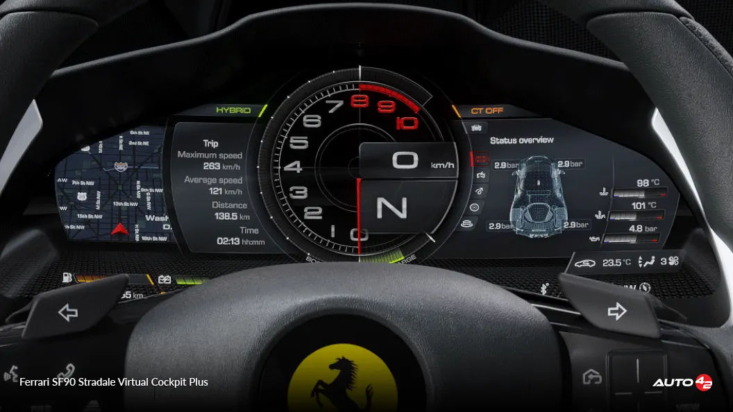 Ferrari SF90 Stradale Virtual Cockpit Plus