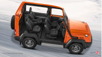 Force Gurkha Passenger Seating