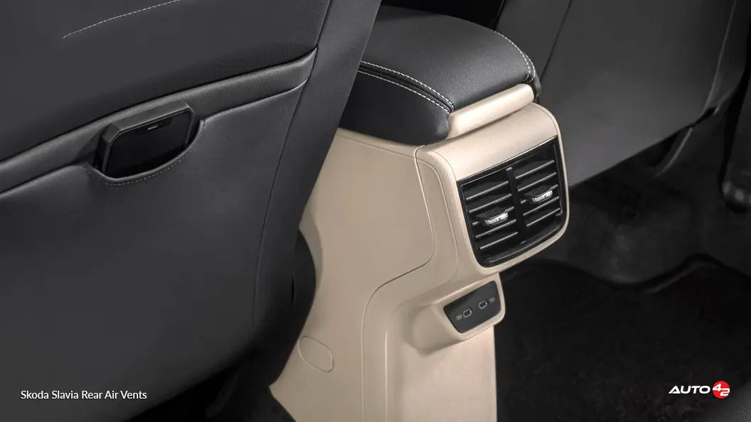 Skoda Slavia Rear Air Vents