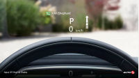 Jaguar XF Head Up Display