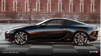 Lexus LC 500h Side View