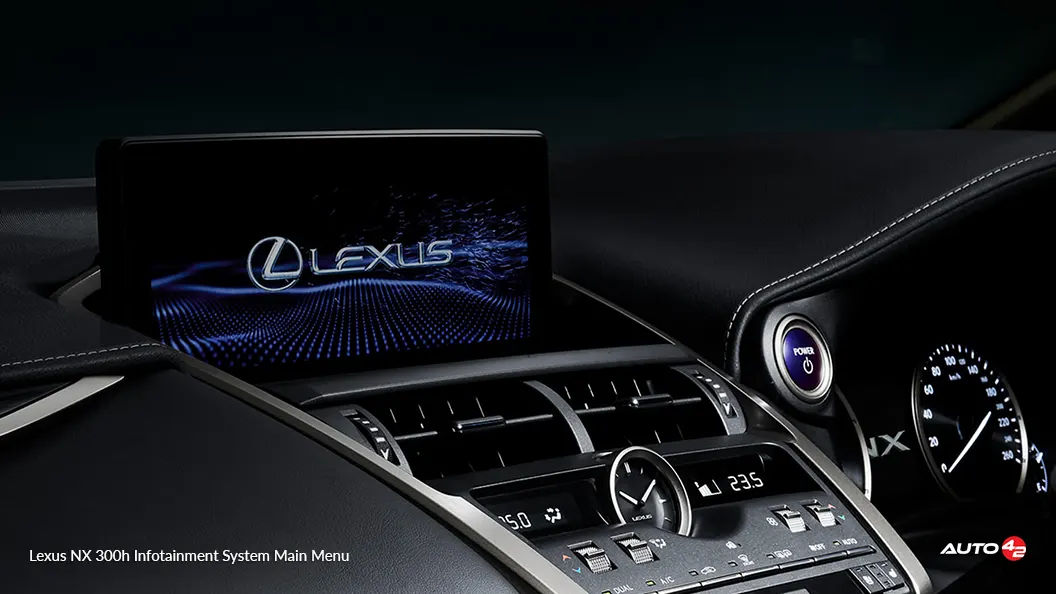 Lexus NX 300h Infotainment System Main Menu