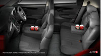 Mahindra KUV 100 NXT Front and Rear Arm Rest with Cup Holders