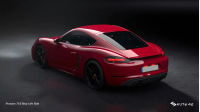 Porsche 718 Rear Left Side