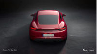 Porsche 718 Rear View