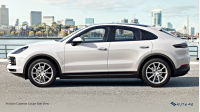 Porsche Cayenne Coupe Side View