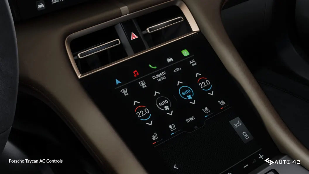 Porsche Taycan AC Controls