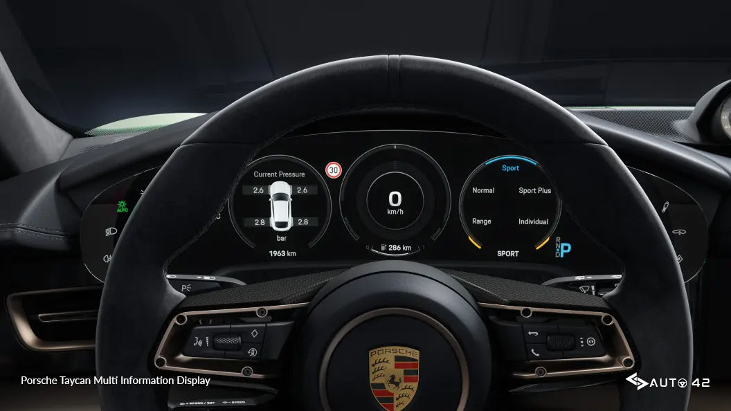 Porsche Taycan Multi Information Display