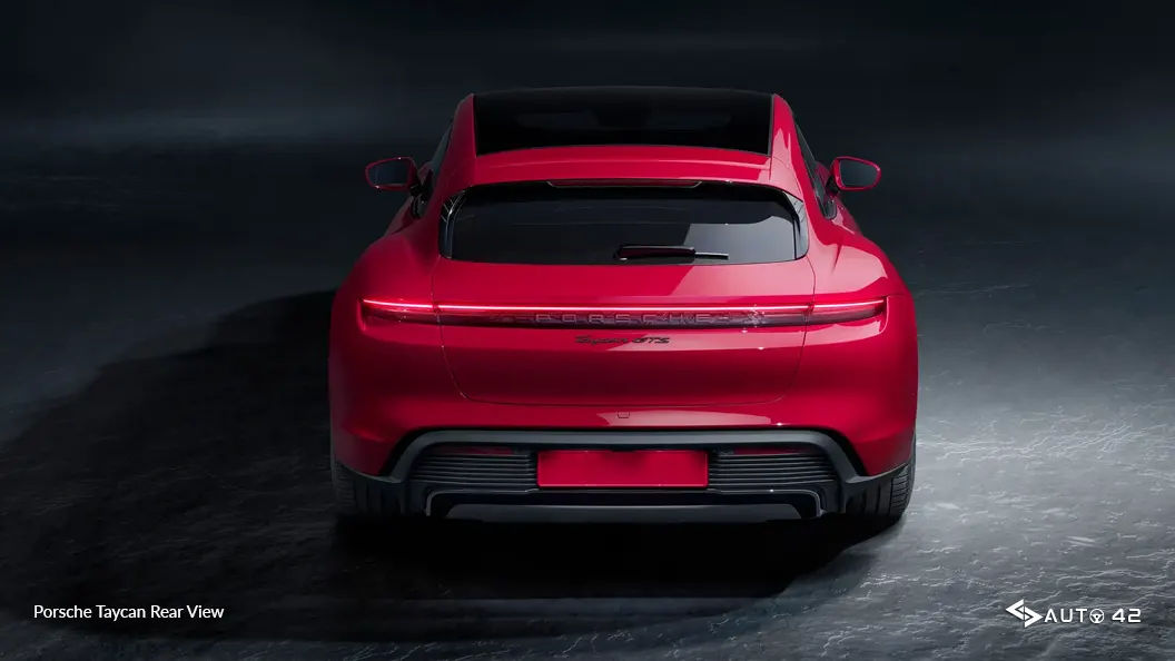 Porsche Taycan Rear View