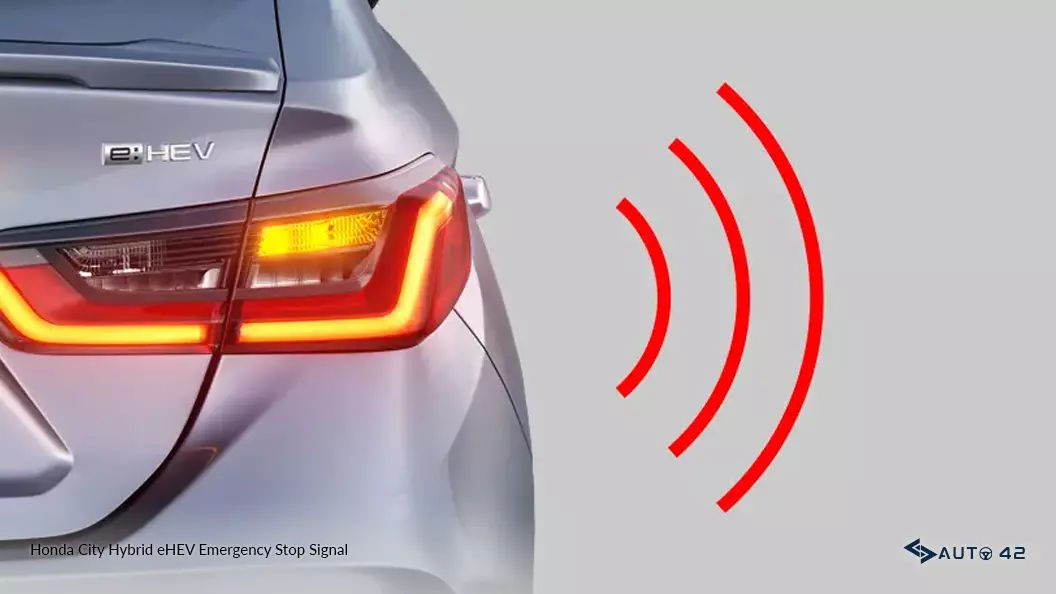 Honda City Hybrid eHEV Emergency Stop Signal